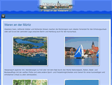 Tablet Screenshot of mueritz-urlaub.net